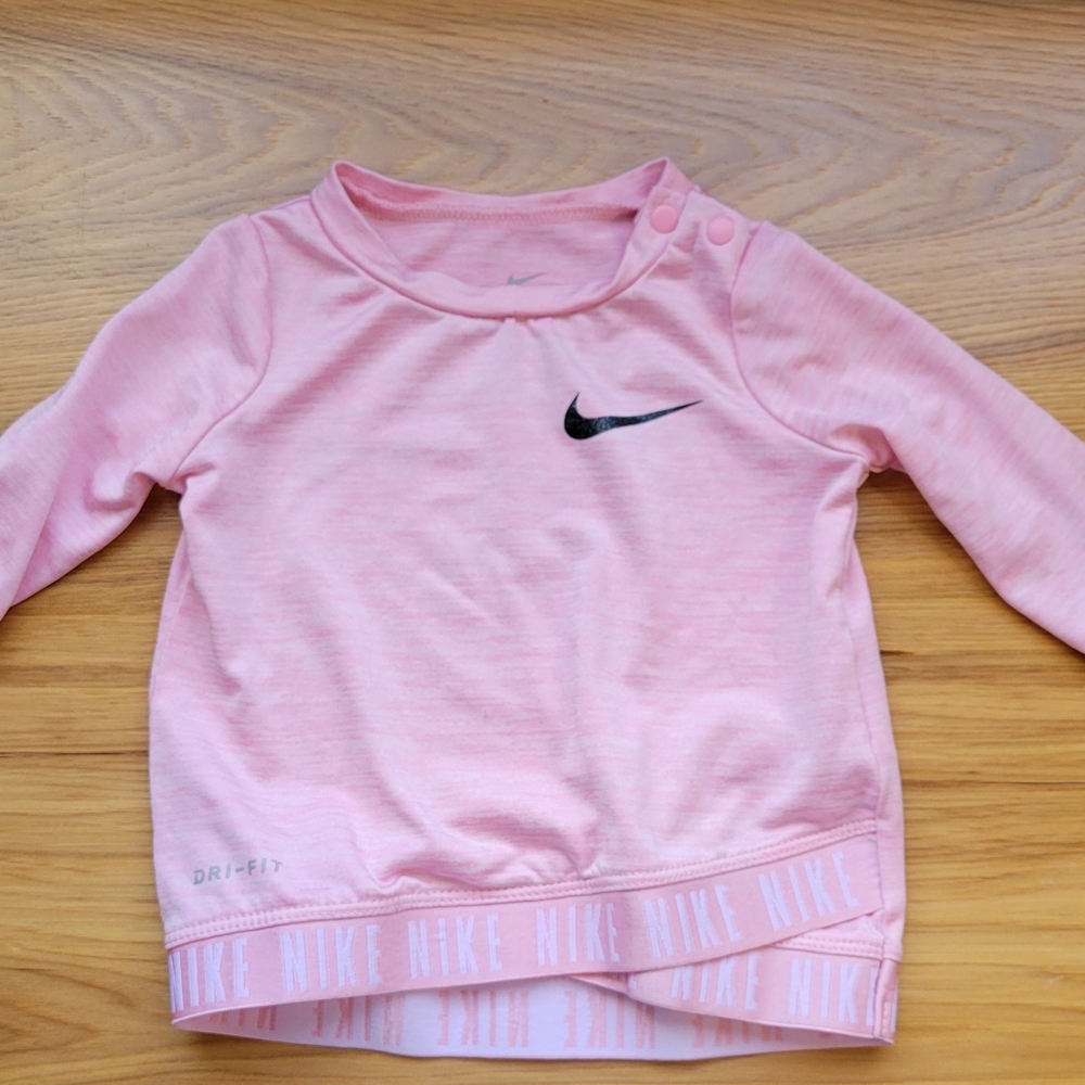 Nike Kids Pink Long Sleeve Shirt